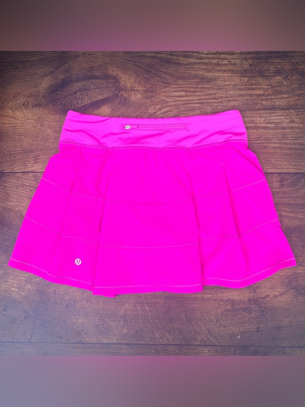 Lululemon Pace Rival Skirt Skort *Tall 15" In Pow Pink Size 6